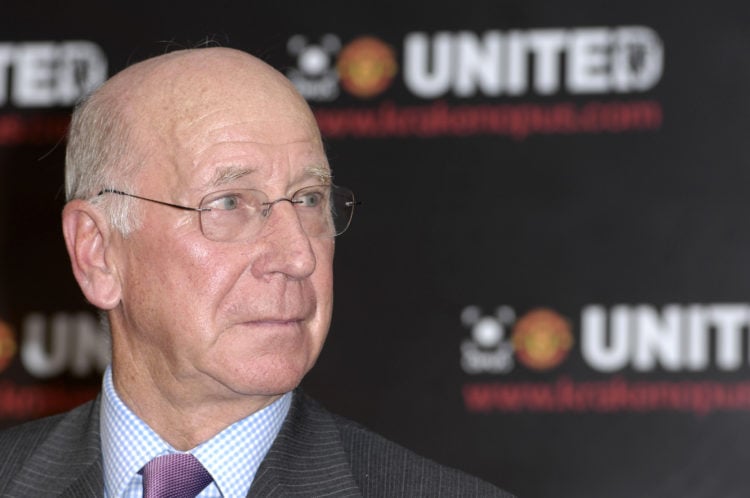 Sir Bobby Charlton during Manchester United Opus - Press Conference and Photocall at The Hospital in London, Great Britain.