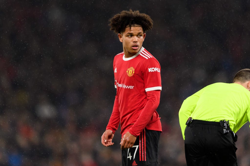 (BILD OUT) Shola Shoretire of Manchester United looks on during the UEFA Champions League group F match between Manchester United and BSC Young Boy...