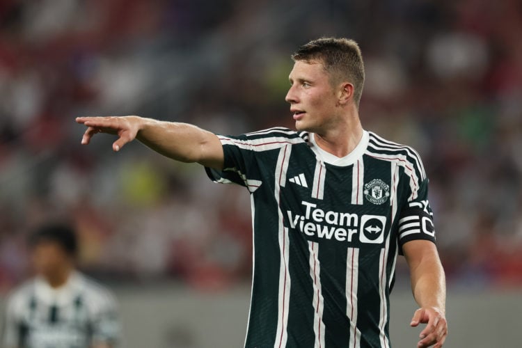 Will Fish of Manchester United during the pre-season friendly match between Manchester United and Wrexham at Snapdragon Stadium on July 25, 2023 in...