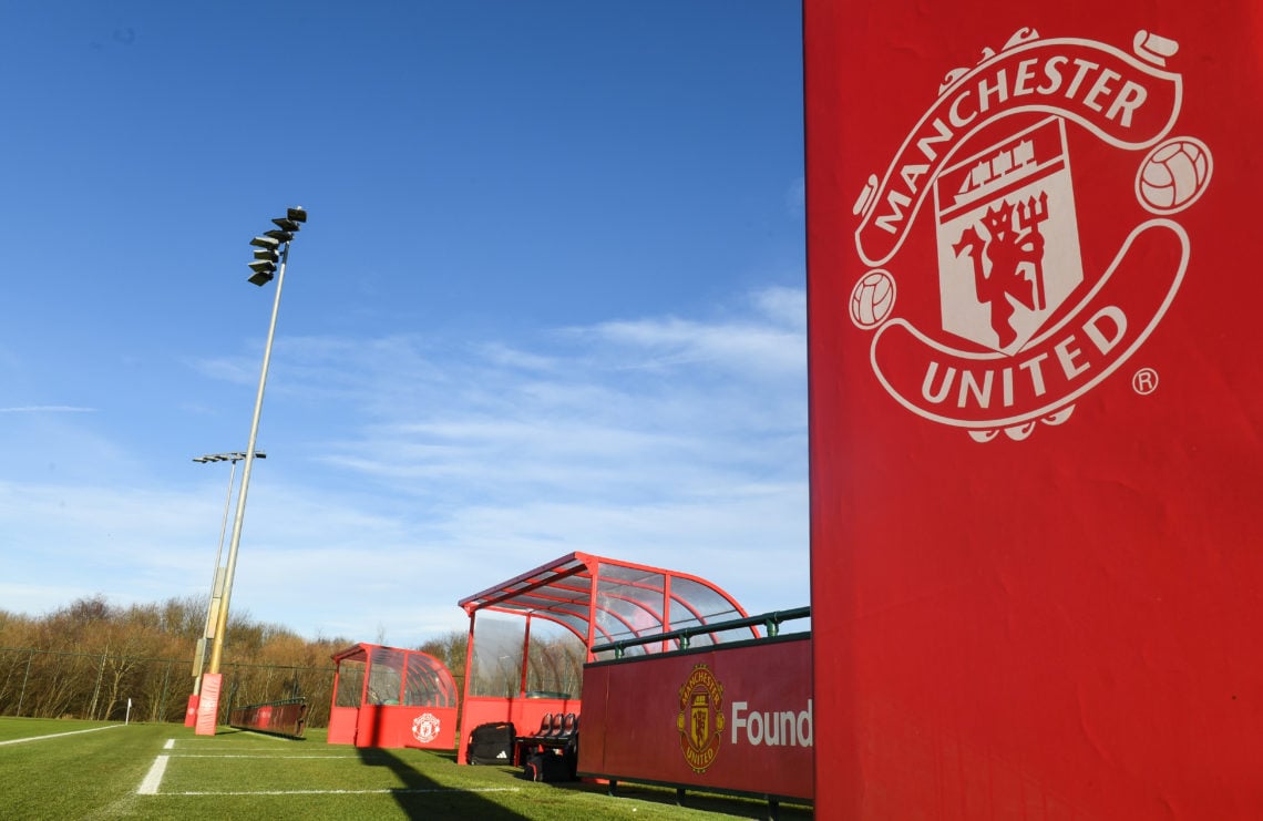 A general view of the Carrington Training Ground prior to the Premier League 2 match between Manchester United U21 and Newcastle United U21 on Dece...