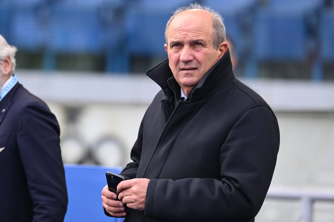 Angelo Mariano Fabiani is attending the 20th day of the Serie A Championship between S.S. Lazio and U.S. Lecce at the Olympic Stadium in Rome, Ital...