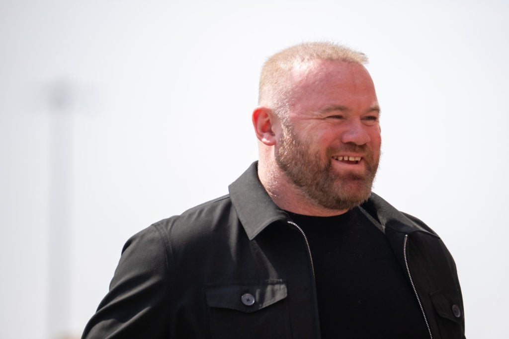 Former Manchester United player Wayne Rooney arrives ahead of the Premier League match between Manchester United and Arsenal FC at Old Trafford on ...