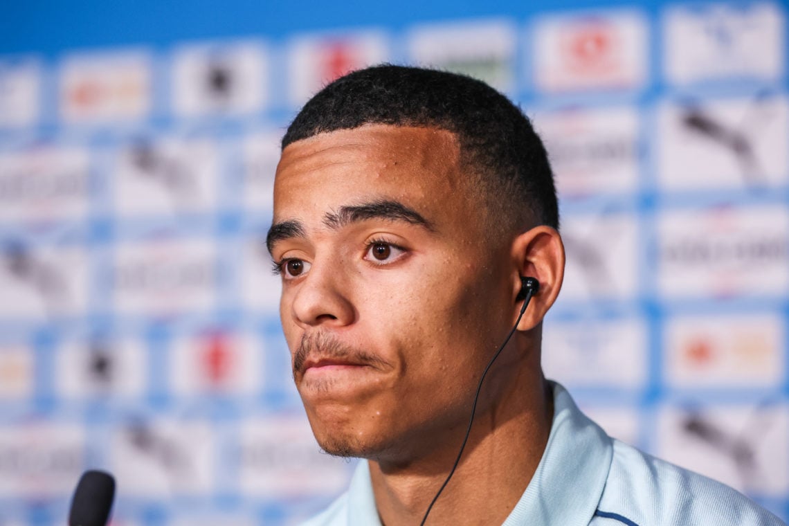 Mason GREENWOOD new player's of Marseille during a press conference of Olympique de Marseille at Centre d'Entrainement Robert Louis Dreyfus on July...