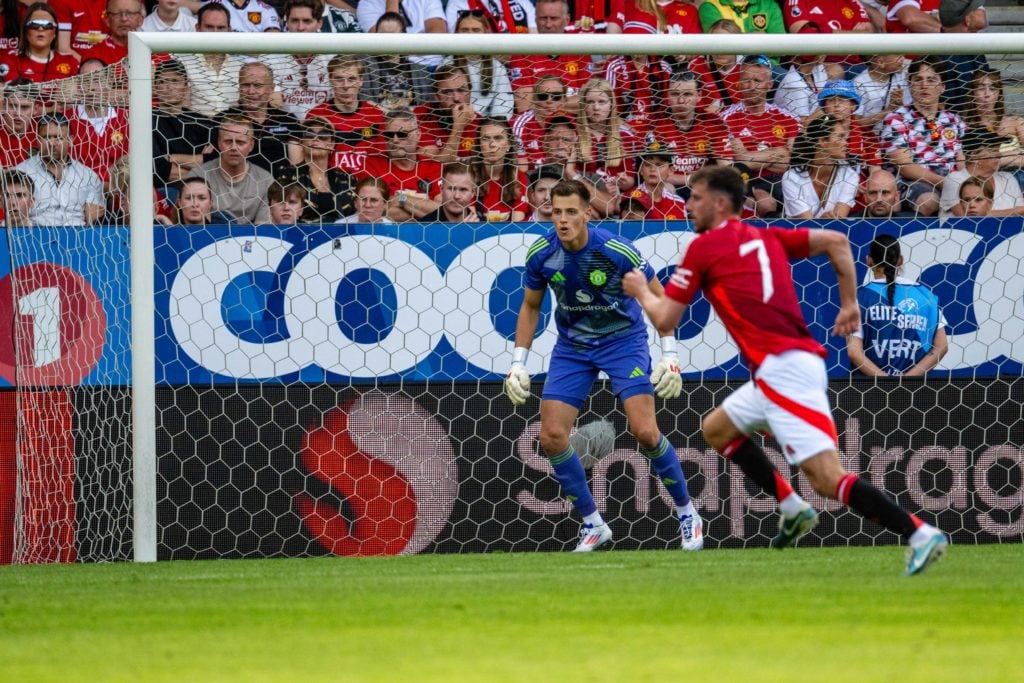 Radek Vitek of Manchester United in action during the pre-season friendly match between Rosenborg and Manchester United at Lerkendal Stadium on Jul...