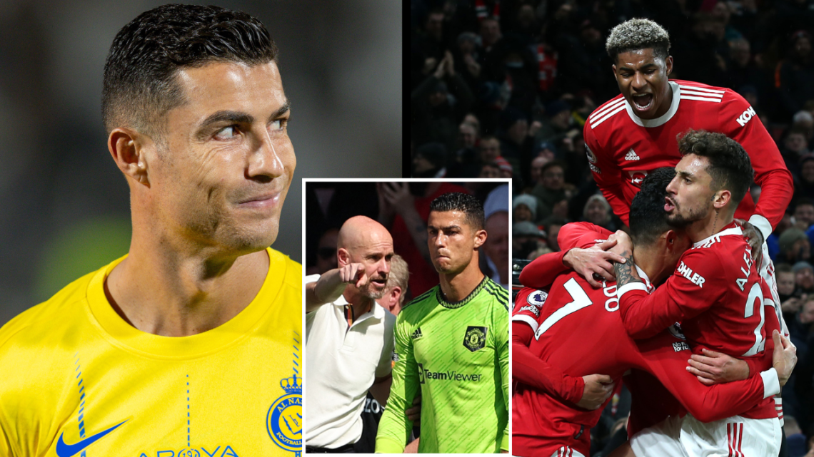 Cristiano Ronaldo of Al Nassr prior the Saudi Pro League match between Al Shabab and Al Nassr at the Al-Shabab Club Stadium on February 25, 2024, i...