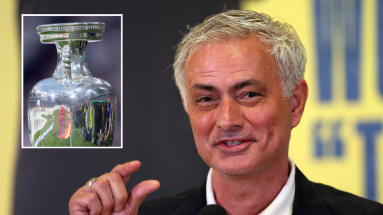 ISTANBUL, TURKEY- JUNE 3: Fenerbahçe's new coach Jose Mourinho answered questions at the press conference on June 3, 2024 in Istanbul, Turkey (Phot...