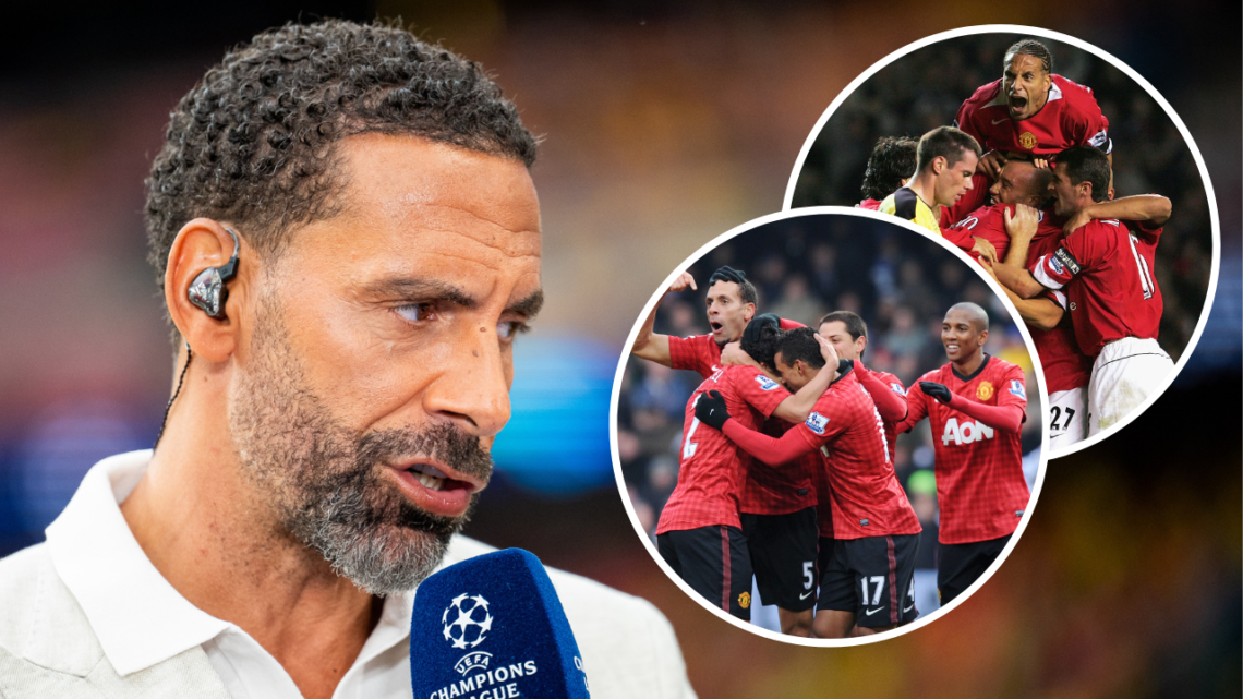 LONDON, ENGLAND - JUNE 1: Rio Ferdinand seen during the tv interview before the UEFA Champions League 2023/24 final match between Borussia Dortmund...