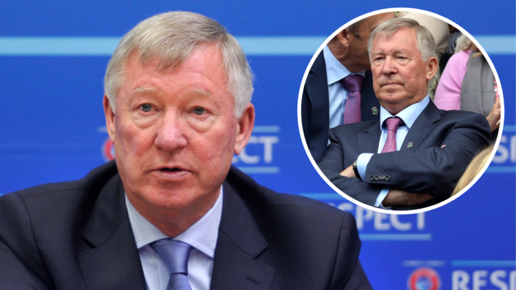 NYON, SWITZERLAND - JANUARY 24: Sir Alex Ferguson speaks during a press conference as he is appointed UEFA Coaching Ambassador at the UEFA headquar...